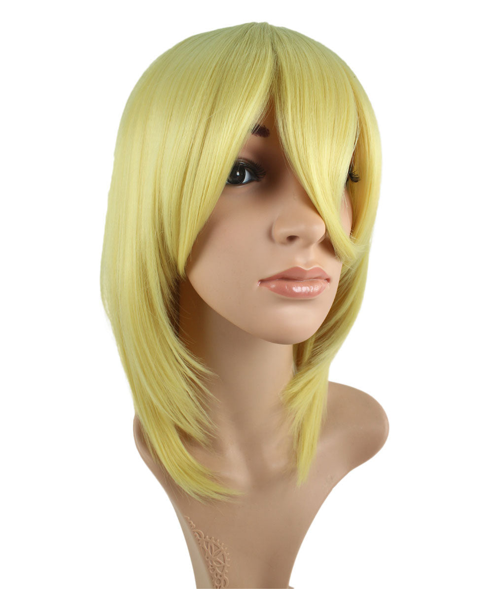 レディースファッション C-057 ミディアム C-ライトバイオレット コスプレヒートスタイラブルウィッグ