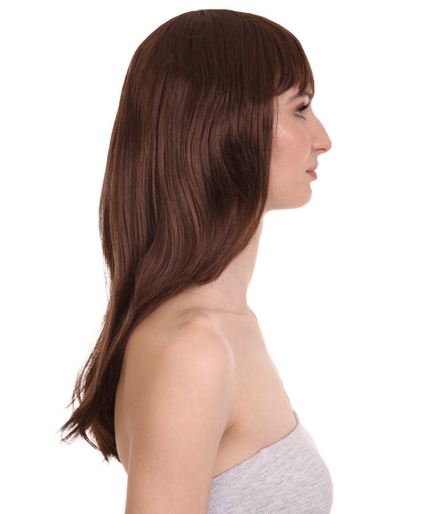 Wigs2you ハロウィン パーティー プレミアム レディース H-1065 とても快適なグラマー グリーン ウィッグ ブラウン色