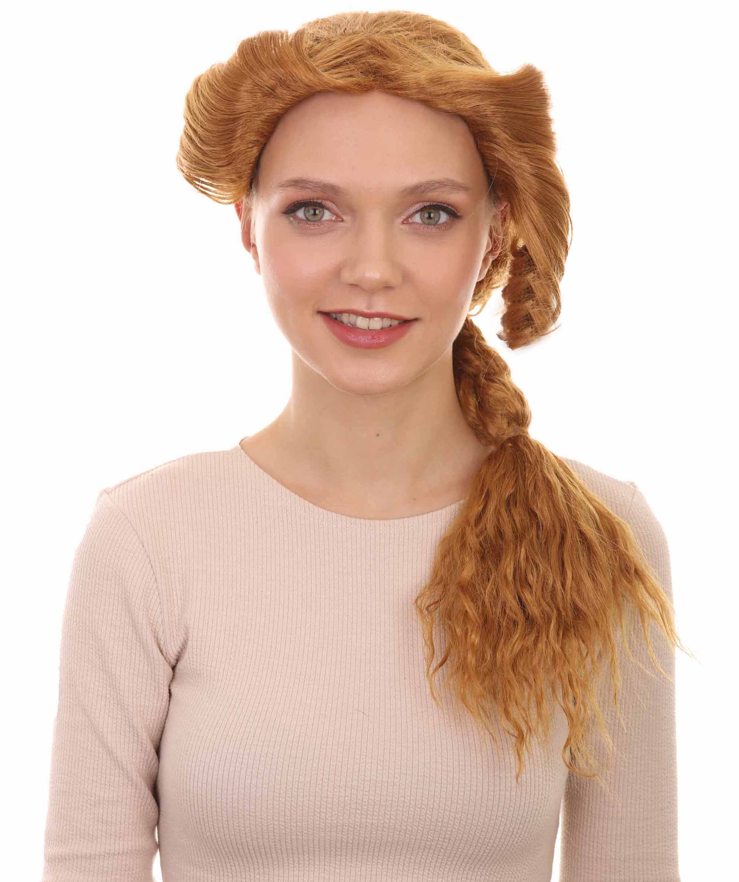 ハロウィンパーティ プレミアムレディース H-5044 メアリー スコットランド女王 メアリークイーン ブロンズカラーウィッグ