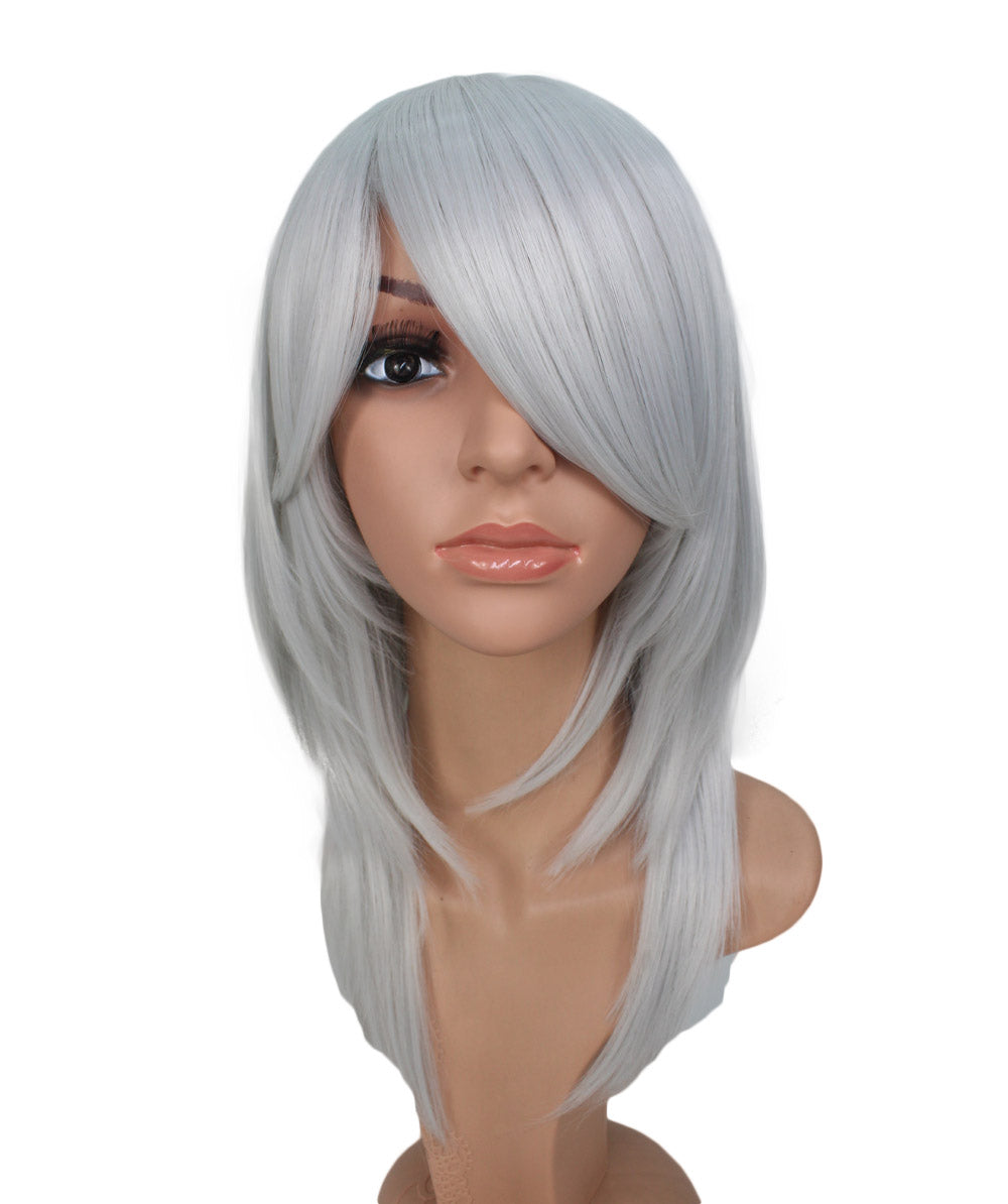 レディースファッション C-071 ロングストレート C-ワインレッド コスプレヒートスタイラブルウィッグ