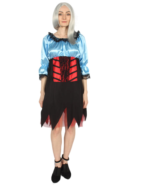 ウィメンズ JCP-021_1 コスチューム セクシー パイレーツ ライトブルー コスプレ コスチューム