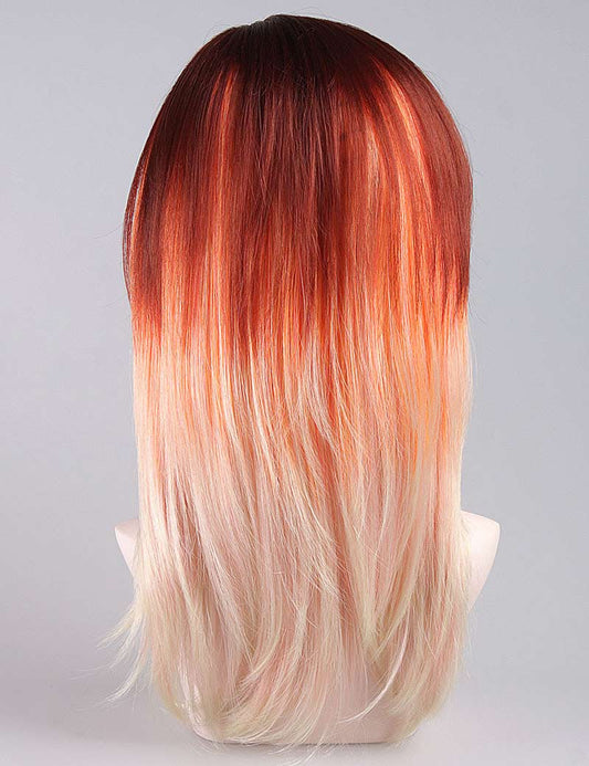 コスプレ歌手ブラウン・トーンかつら|性格コスプレ・ハロウィンかつら|割増空気を通すCaplessなキャップH-398。