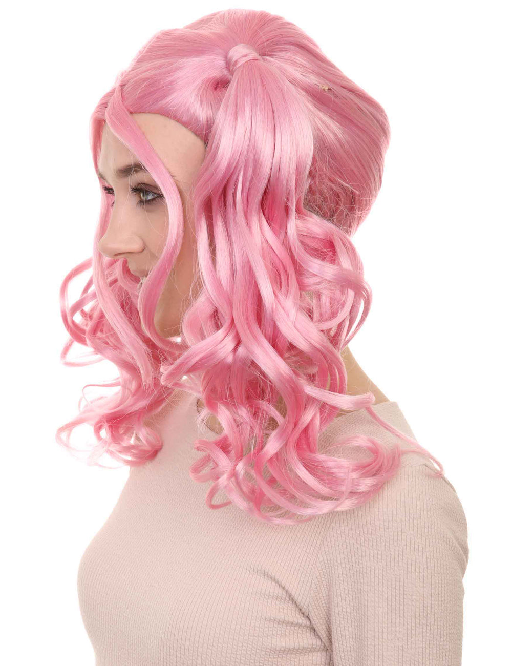 Wigs2you ハロウィンパーティー プレミアム レディース H-753 ドリー ピグテール ウィッグ LT ピンク色