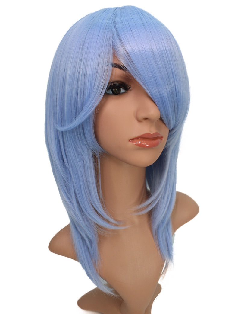 レディースファッション C-071 ロングストレート C-ワインレッド コスプレヒートスタイラブルウィッグ