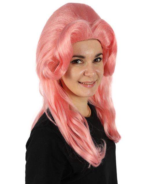 大人女性子猫カブードル波状ピンクウィッグ H-6789 楽しみと学習のための完全な子猫プレイセットには、ぬいぐるみのマタタビとインタラクティブなアクセサリーが含まれており、猫愛好家やコレクターに最適です