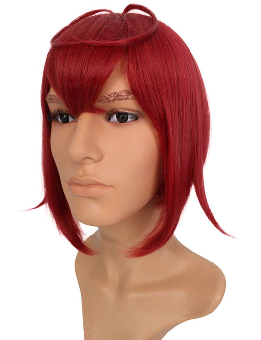 メンズファッション C-088 ミディアム C-スペシャルワインレッド コスプレヒートスタイラブルウィッグ