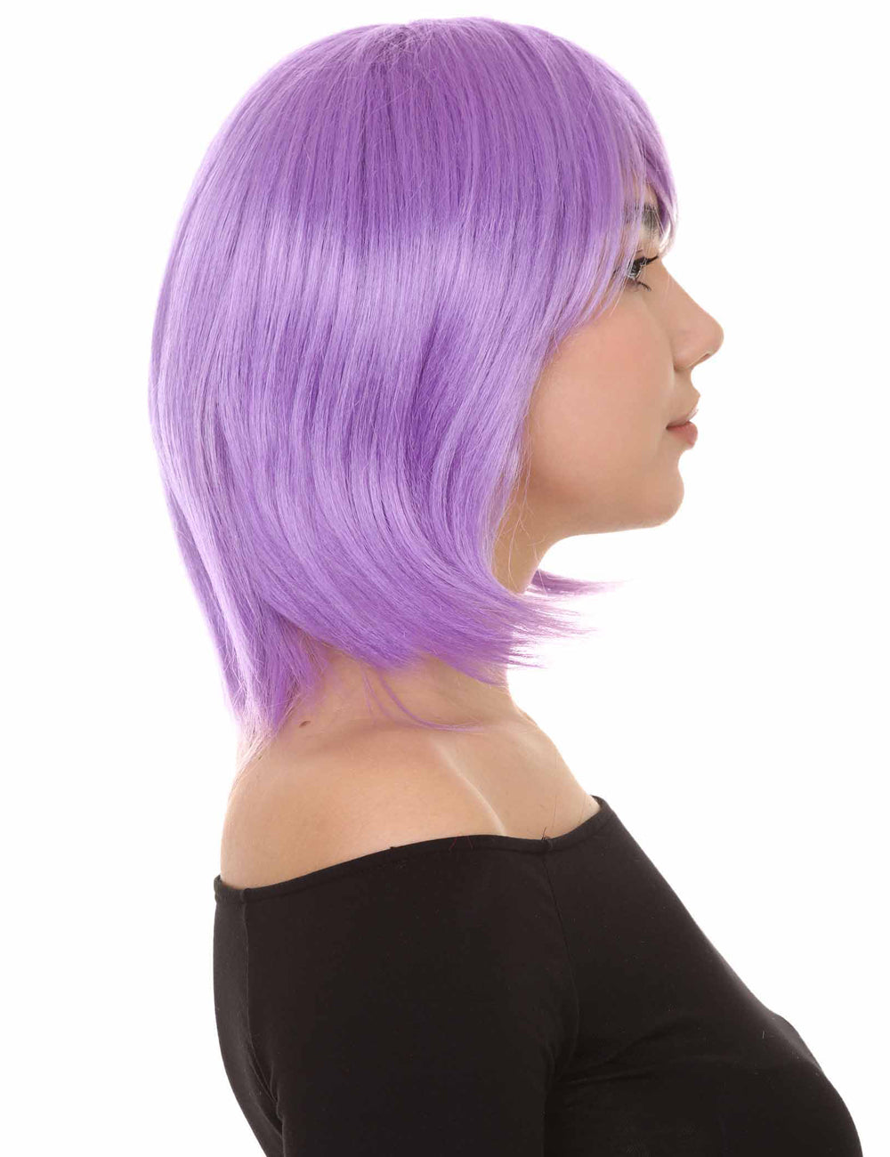Wigs2you ハロウィン パーティー プレミアム H-1430 簡単に着用でき 快適なフィット感の女性ショート ライラックウィッグ