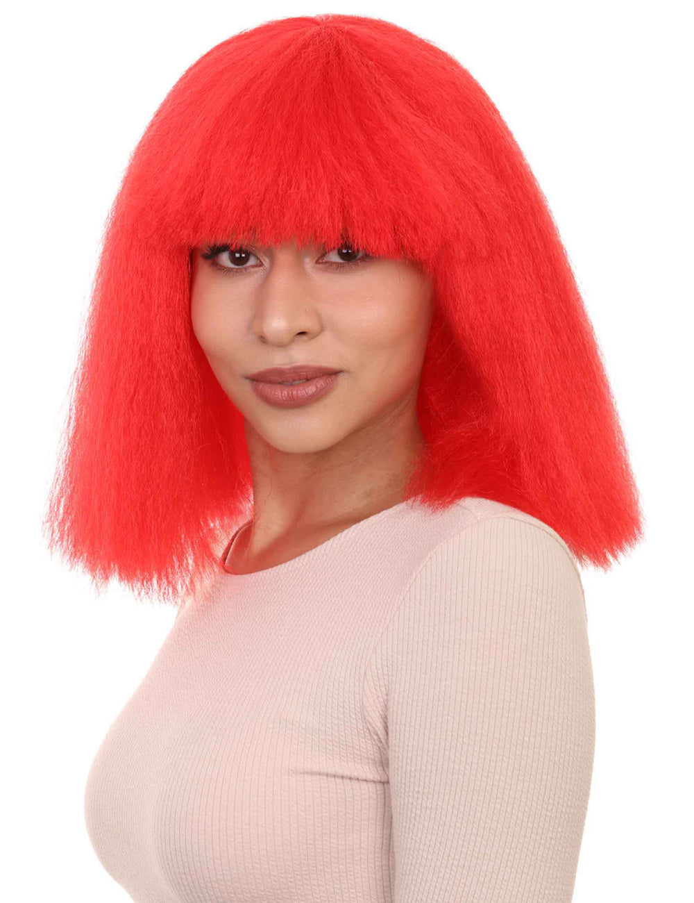 Wigs2you ハロウィンパーティープレミアムレディース H-1490 美しいルックを手に入れよう!ポップスターレッドウィッグ