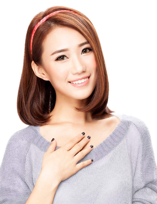 レディースファッション W-8206 ネオンホットピンク ヘアアクセサリー 合成繊維