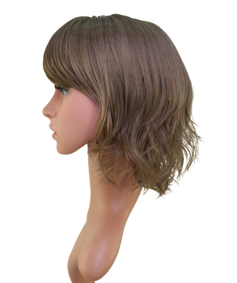 【Wigs2you】ウィッグ 耐熱 W-759 フルウィッグ ミディアム カール 高品質 ナチュラル 自然 かつら 女装 普段使い 医療用 簡単着用。