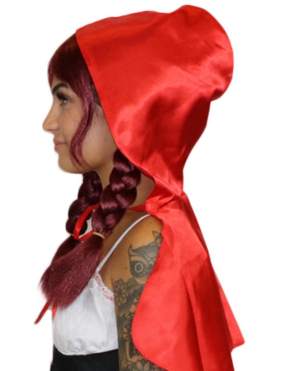 Wigs2you ハロウィン パーティー プレミアム レディース H-1652 簡単装着 とても快適 ピッピ ダークオーバーン