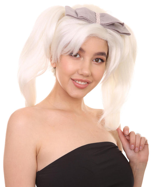 ハロウィーンパーティープレミアムレディースH-3640 コスプレウィッグ バービーホワイトスタイル
