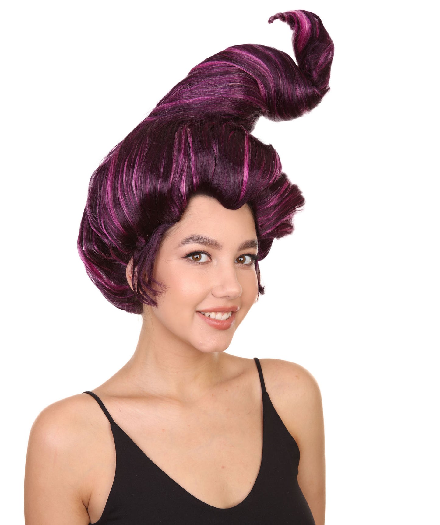 プレミアムハロウィンパーティーレディ H-5471 サンダーソンウィッチシスターウィッグ 紫