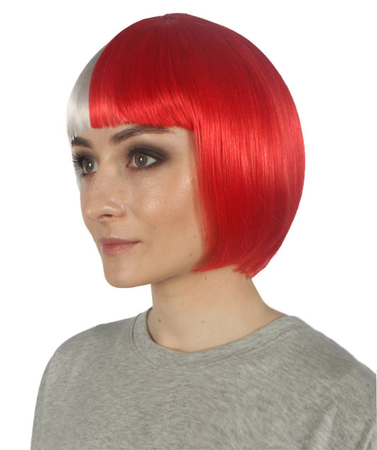 ハロウィンパーティープレミアムレディース H-4068 二色調ショートボブウィッグコレクション