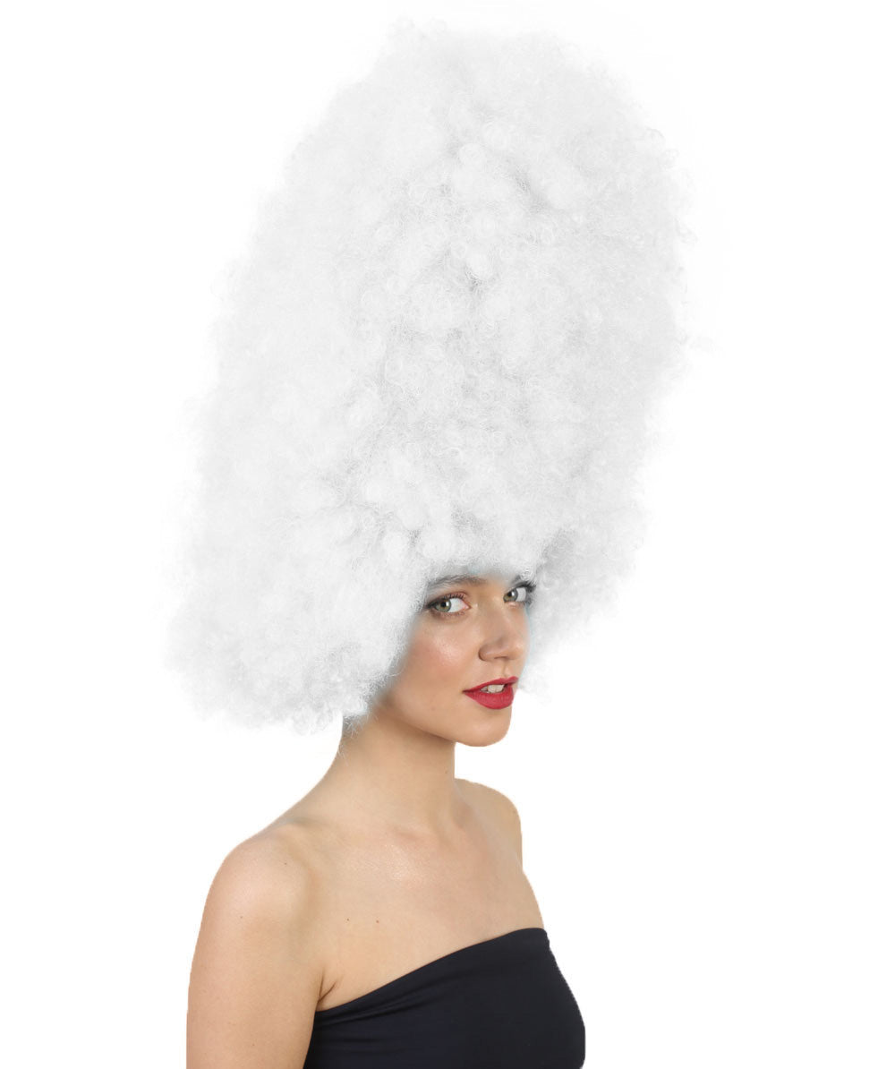 Wigs2you ハロウィンパーティ プレミアムレディース H-2012 着用しやすい 超巨大 ホワイト アフロウィッグ スタイルを大きくする