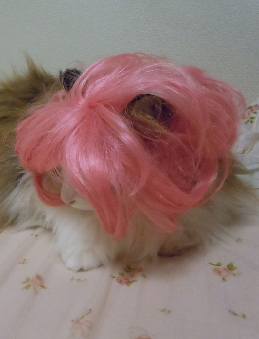 ペットウィッグ P-003 ダーティピンク おしゃれなペットのための遊び心あるウィッグのコレクション