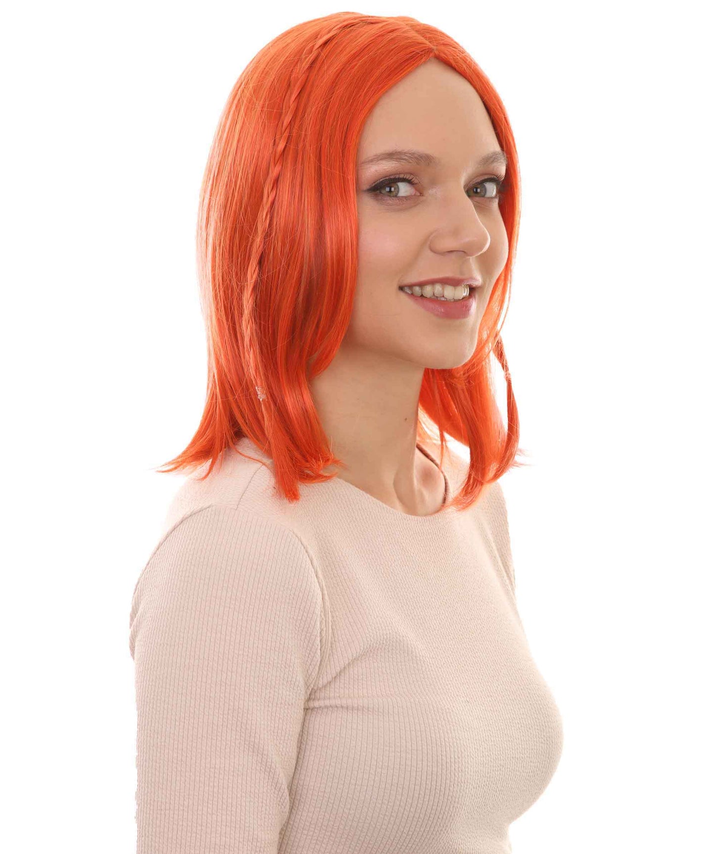 Wigs2you ハロウィンパーティープレミアム H-891 スワンプクイーンウィッグ オレンジ色