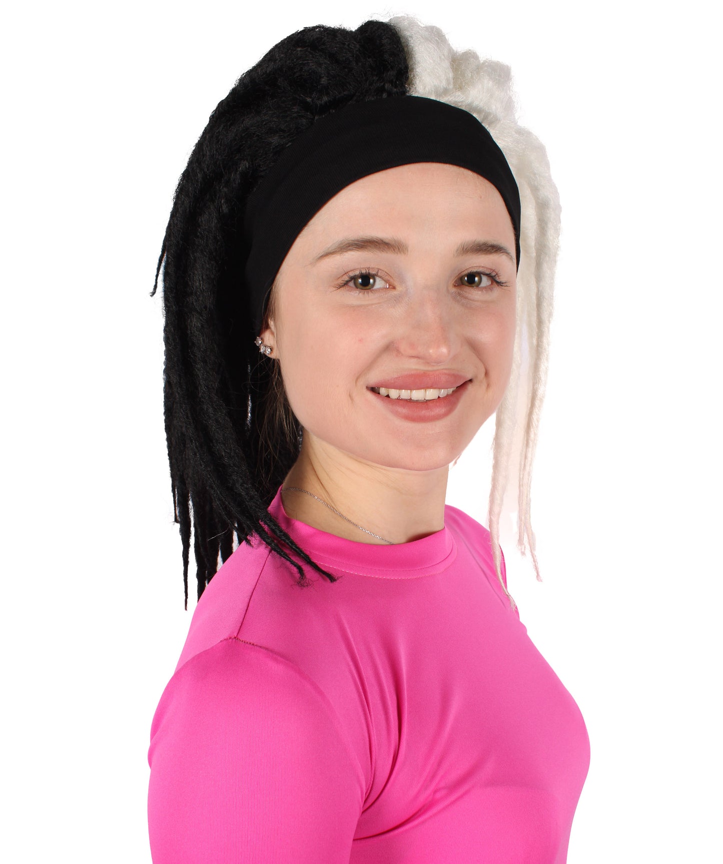 複数のカラーオプション H-6326 女性用デラックスドレッドロックウィッグ コスプレ ハロウィン コスチューム パーティー 通気性 キャップレスキャップ 難燃性合成繊維