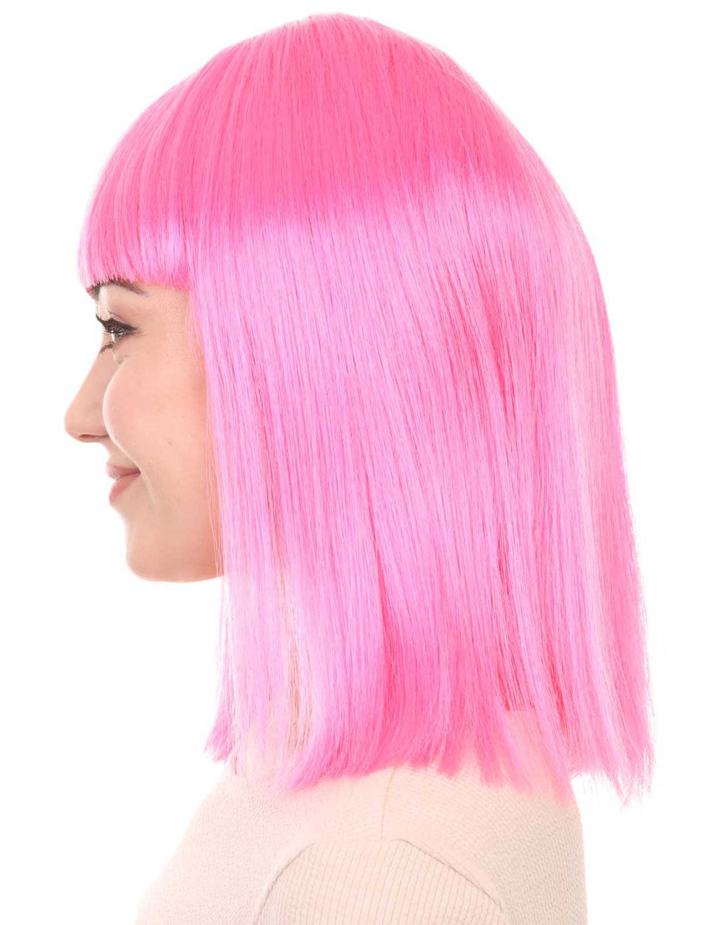 Wigs2you ハロウィン パーティー プレミアム レディース H-682 ミディアム ホットピンク ボブウィッグ