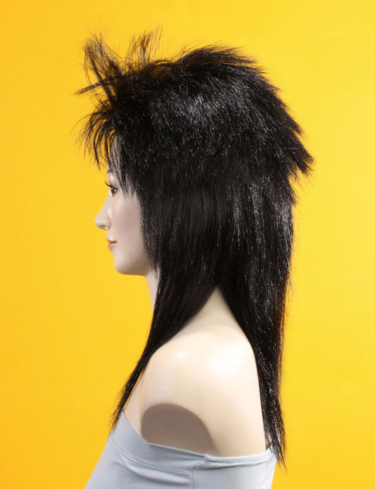 ハロウィンパーティープレミアムレディース H-127 ハローブラック ファンシーキャラクターファッションウィッグ ソフト合成繊維