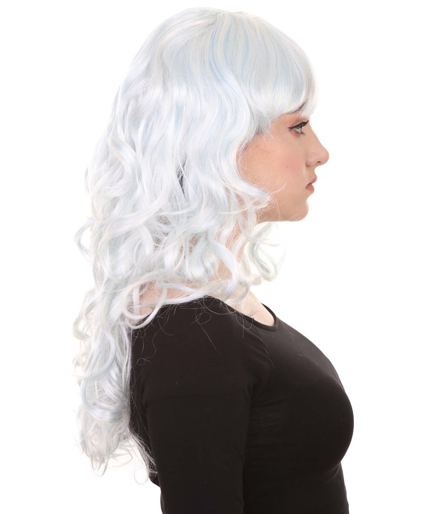 Wigs2you ハロウィンパーティープレミアム H-841 バットマン 女性ジョーカーウィッグ スカイブルー色