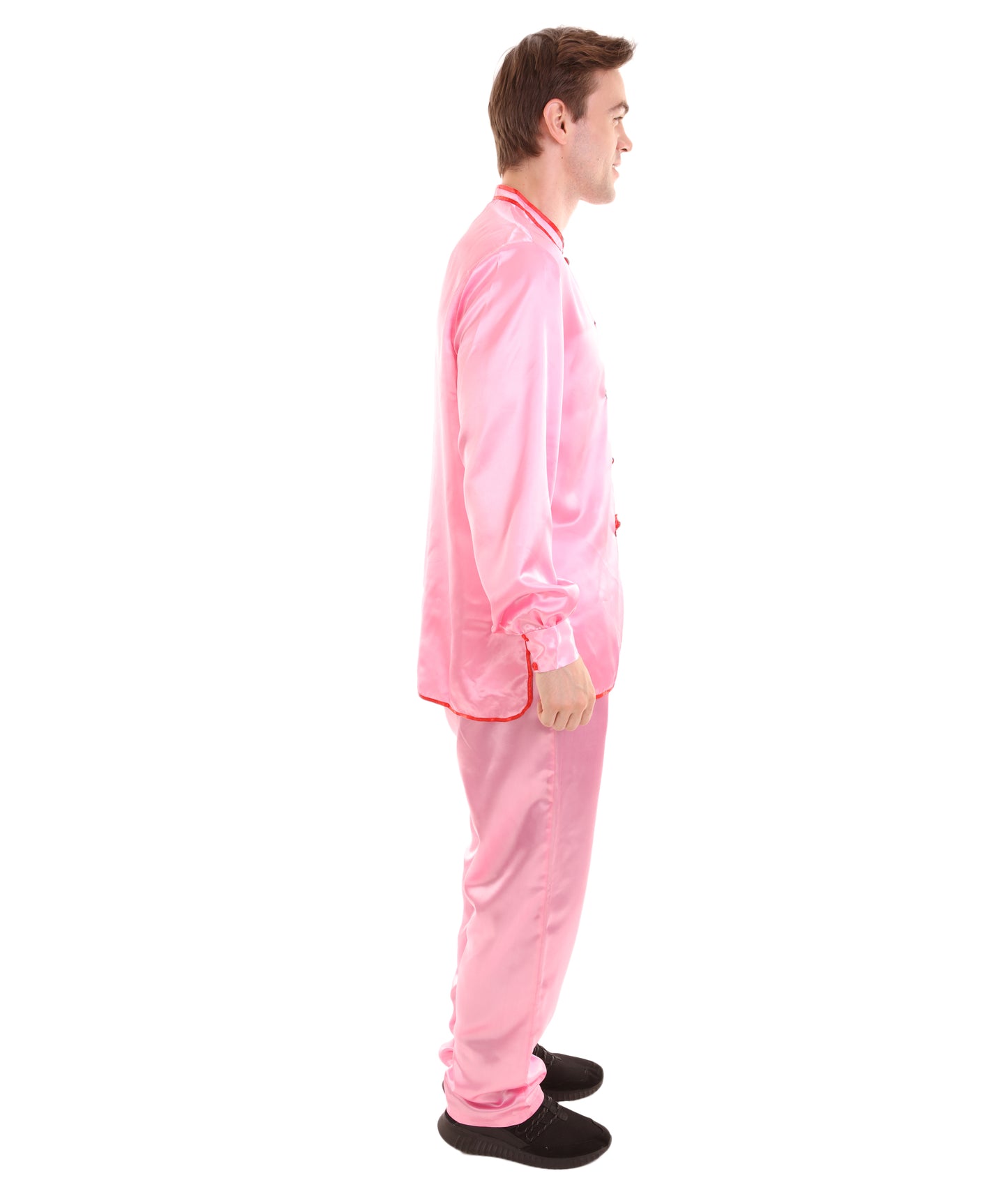 大人用メンズ JCO-269_12 中国の伝統的なカンフー ローズサテン 制服 コスプレ衣装