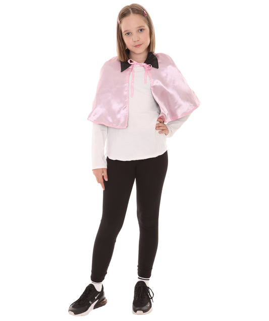 ピンク&ブラック JCO-206(Kids)_5 ハロウィン コスチューム 子供用 バンパイア ケープ