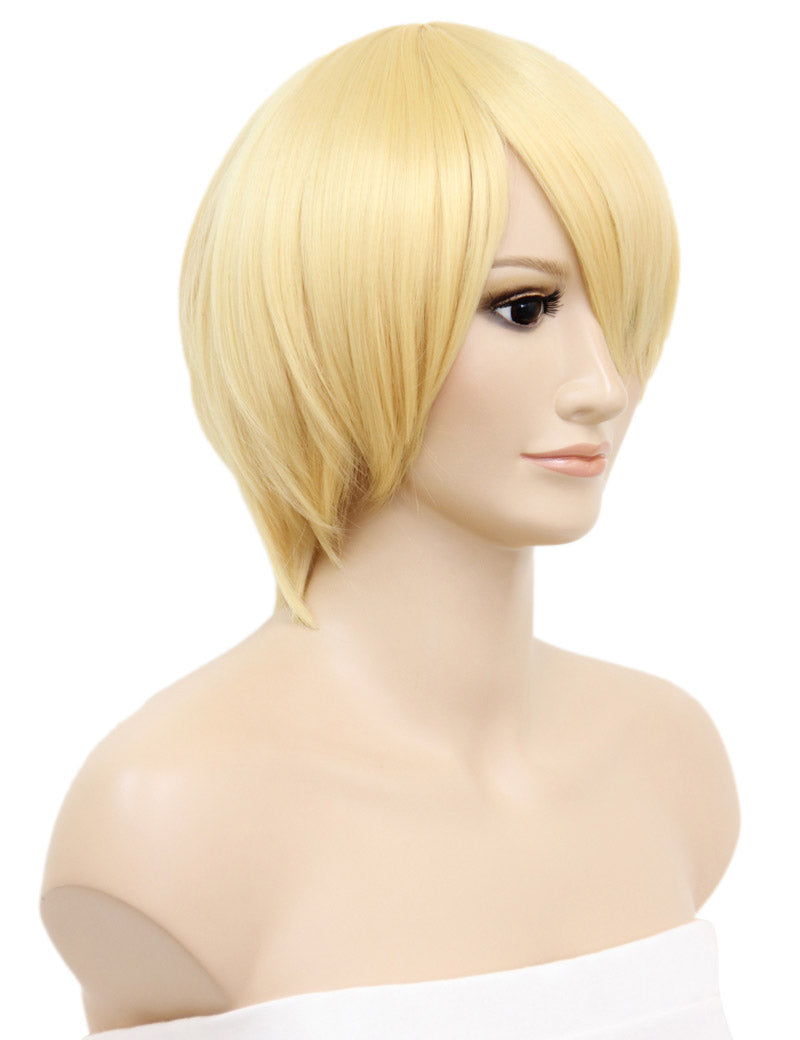 レディースファッション C-061 ショート C-ペールイエロー コスプレヒートスタイラブルウィッグ