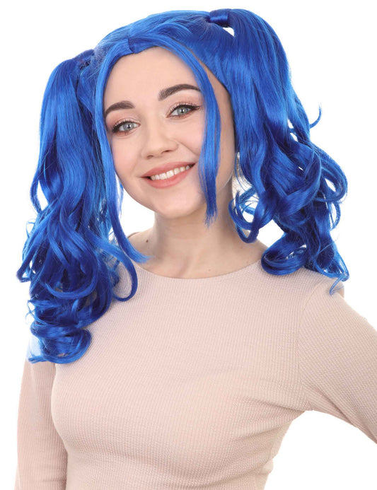 Wigs2you ハロウィンパーティー プレミアム レディース H-745 ドリー ピグテール ウィッグ ダークブルー色