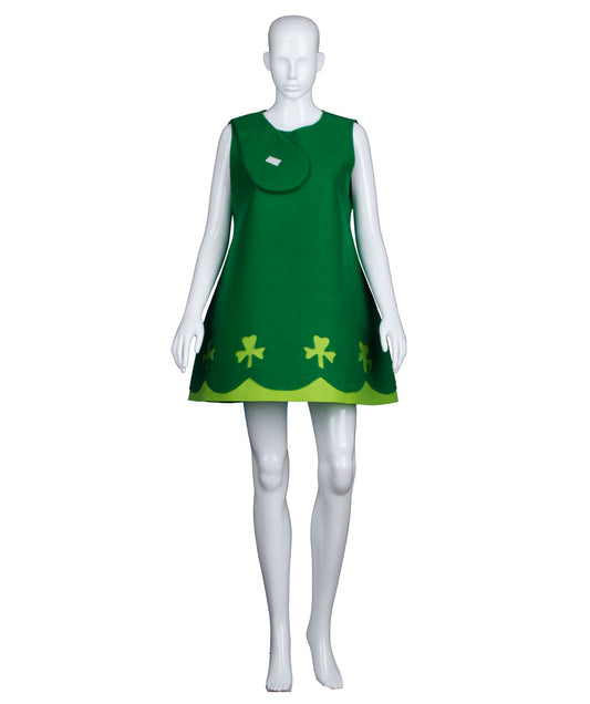 大人向け女性用 JCO-165 聖パトリックデイ トロールズ ポピー コスチューム グリーン コスプレ コスチューム