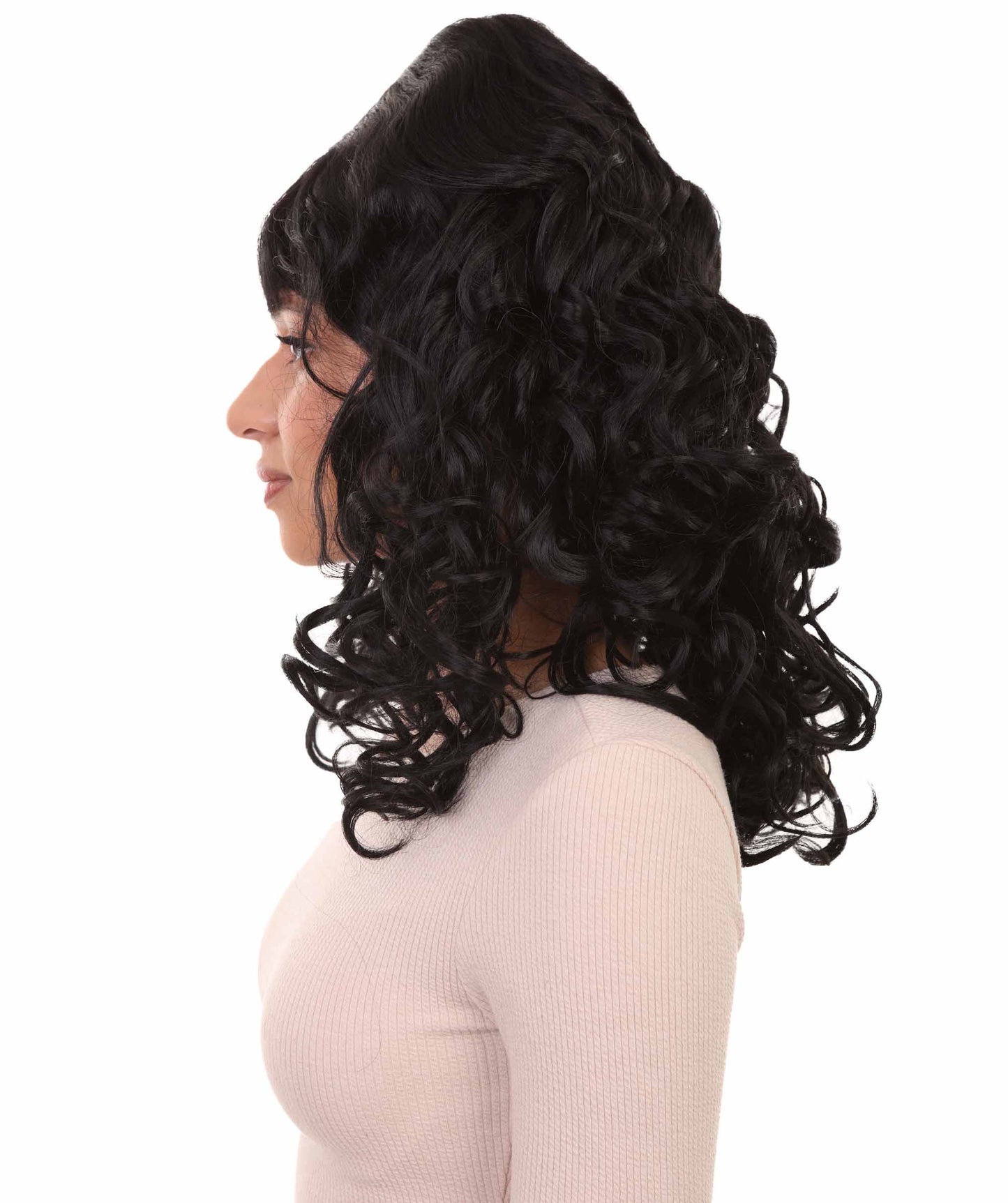 ハロウィンパーティー プレミアム 女性用 H-2872 60年代 ティーザーウィッグ