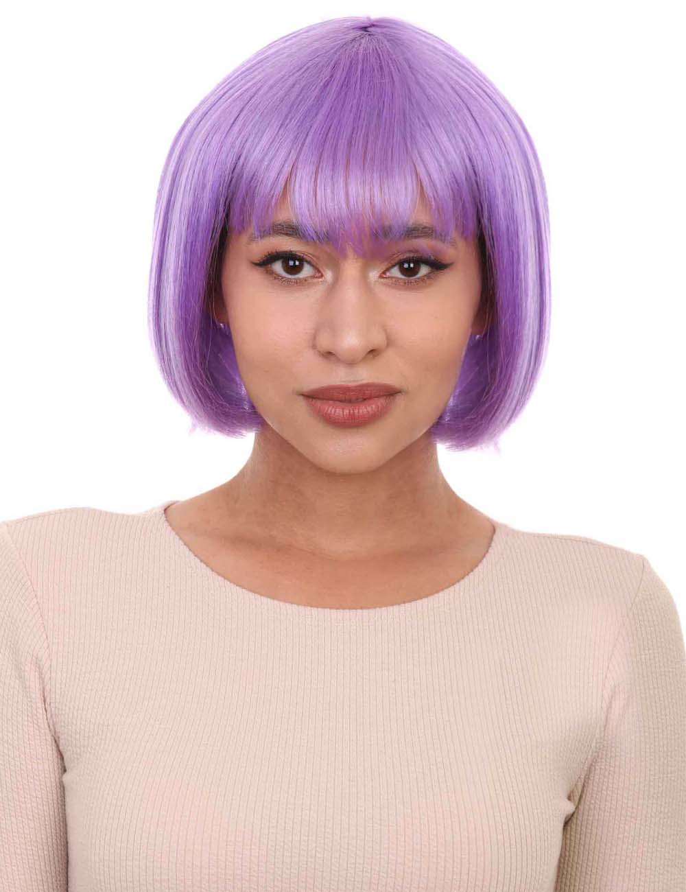 Wigs2you ハロウィンパーティープレミアムレディース H-543 パープル "ウィッチ" ボブウィッグ