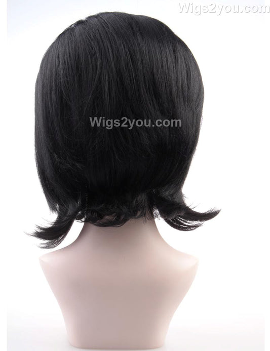 ゲーム婦人用かつら|黒いセクシーなコスプレ党ハロウィンかつら|割増空気を通すCaplessなキャップH-440