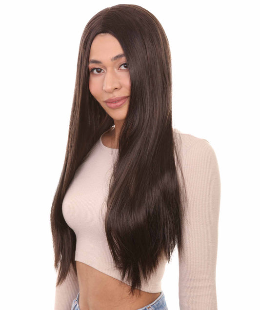 Wigs2you ハロウィンパーティープレミアム H-877 悪の花嫁 II 女性ウィッグ ダークブラウン色