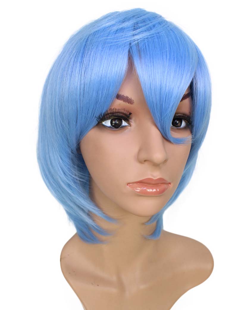 レディースファッション C-058 ミディアム C-ダークネイビー コスプレヒートスタイラブルウィッグ