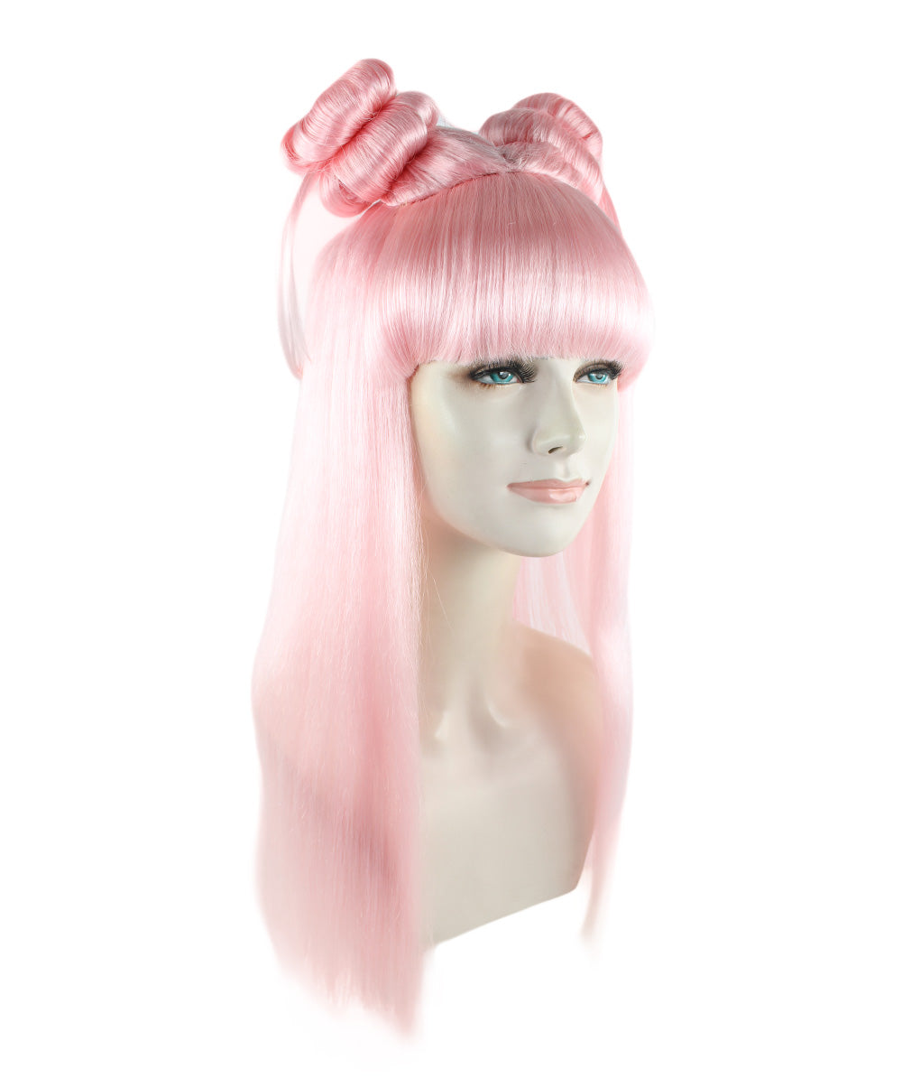 Wigs2you ハロウィン パーティー プレミアム レディース H-1210 快適なフィット感 LLT ピンク アジアン プリンセス ウィッグ