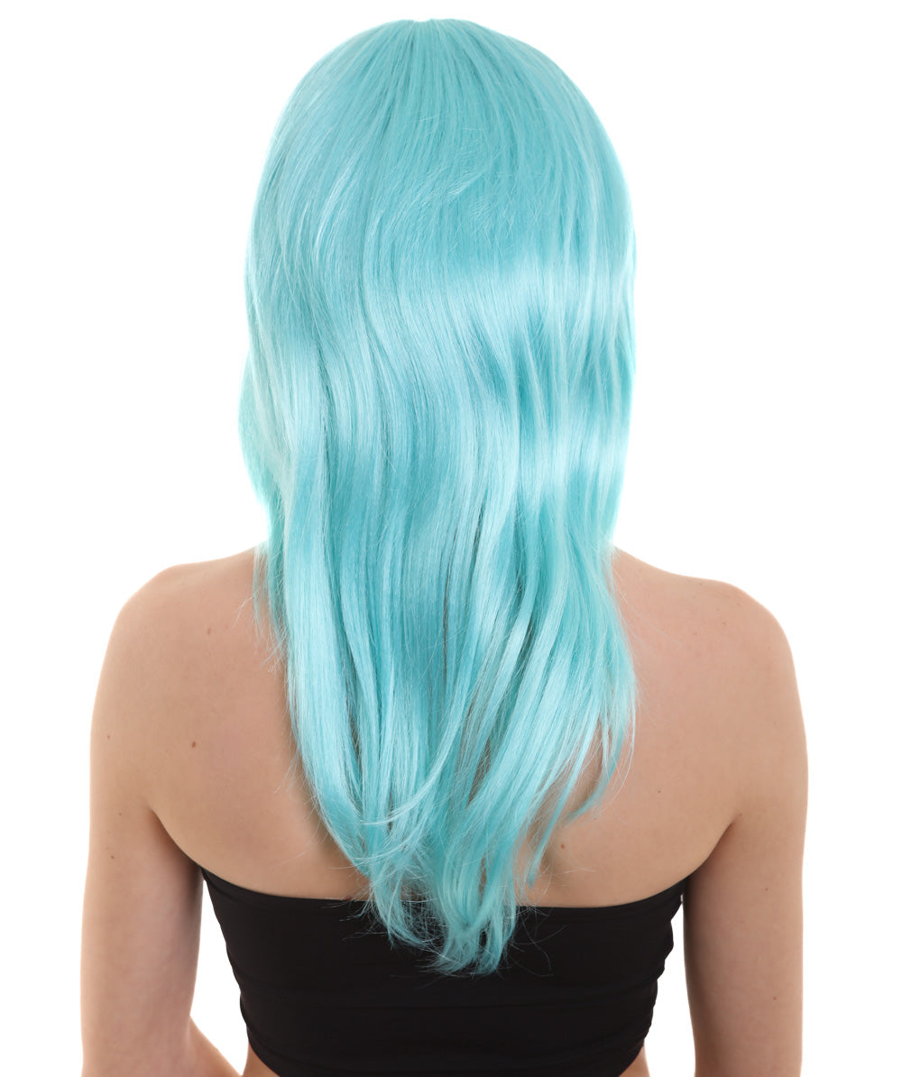 Wigs2you ハロウィンパーティープレミアム H-938 3レイヤーのパーティーガールウィッグ ブルーレイク色