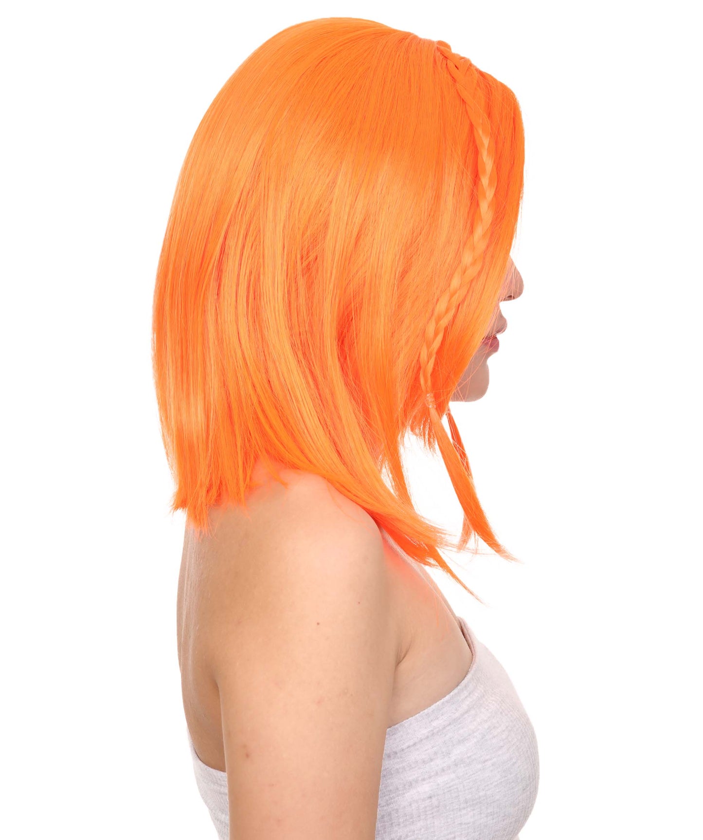 Wigs2you ハロウィンパーティープレミアム レディース H-924 スワンプクイーンウィッグ ネオンオレンジカラー