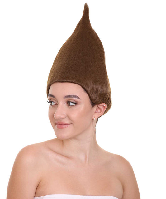 女性用ドワーフウィッグコレクション H-3458 コスプレオーバーントロールスタイルウィッグ プレミアム通気性のあるキャップレスキャップ