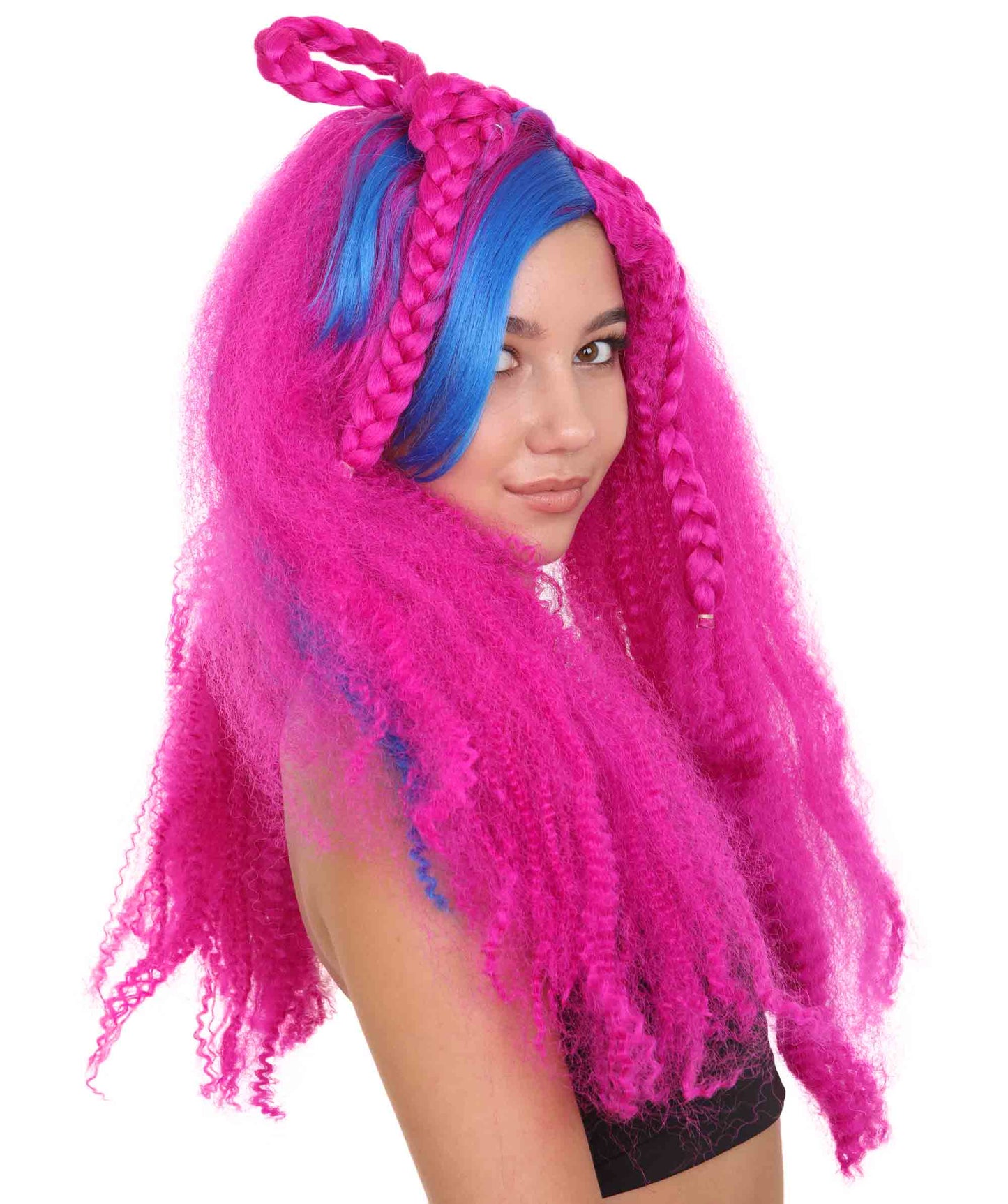 Wigs2youハロウィンパーティープレミアムレディースH-1868 着けやすい 非常に快適 新しいモンスターハイエレクトリファイドAriコスプレウィッグ