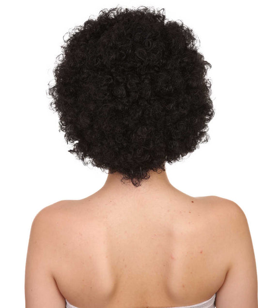 ハロウィンパーティープレミアムレディース H-3511 ブラック アフロ ウィッグ