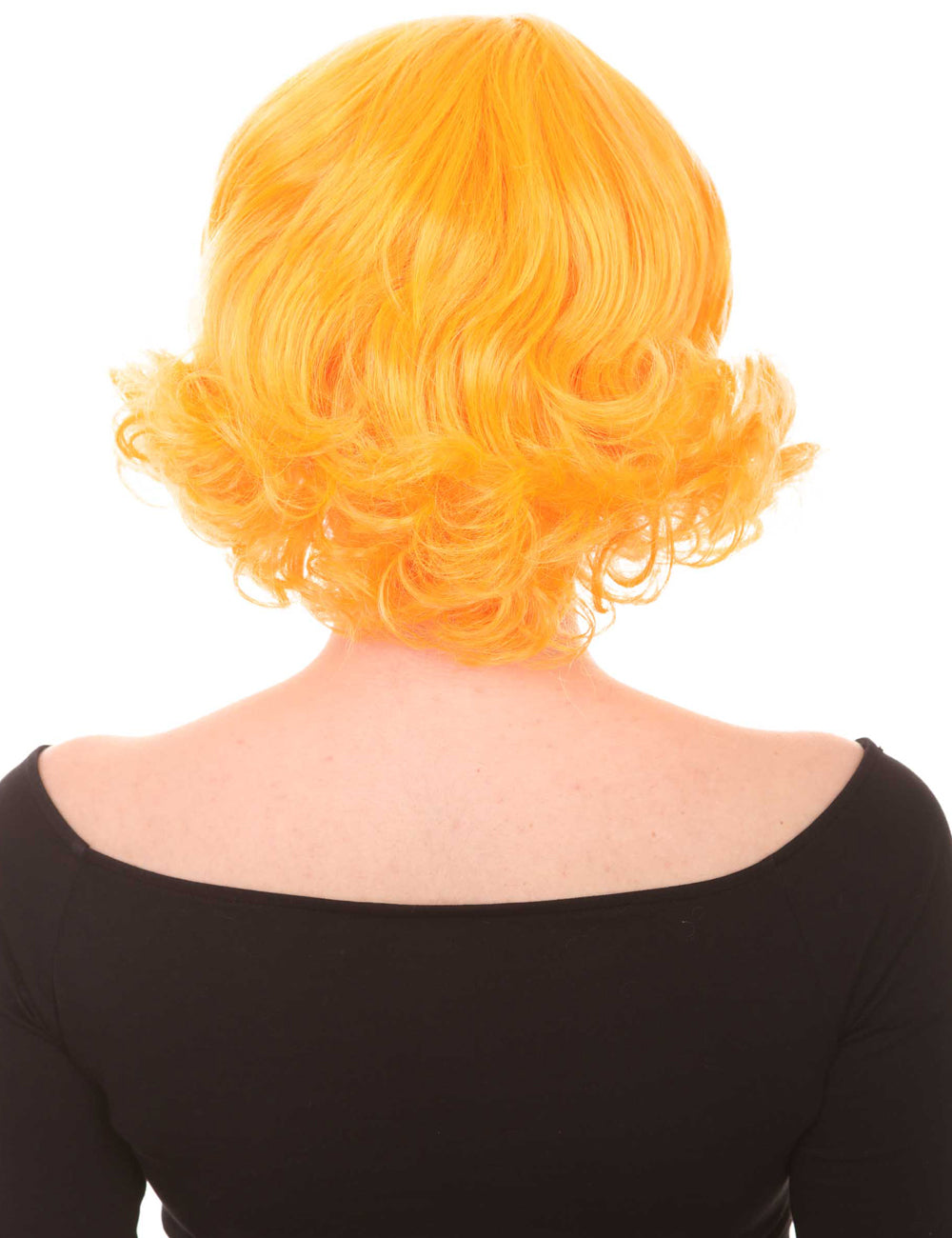 Wigs2you ハロウィン パーティー プレミアム レディース H-1345 着けやすい 快適なフィット感 カーニバル パンプキン オレンジ ウェーブのかかったウィッグ