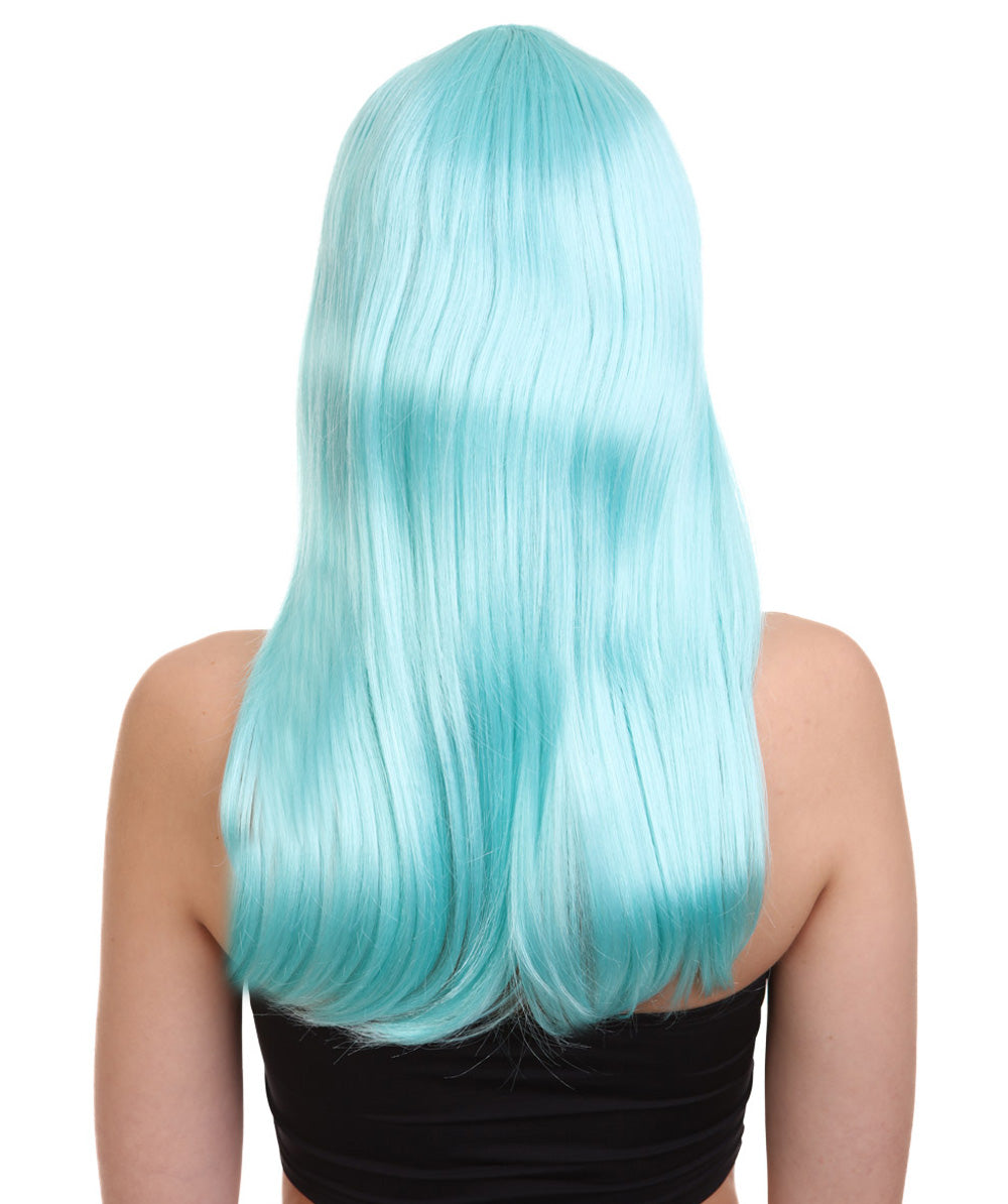 Wigs2you ハロウィン パーティー プレミアム レディース H-1046 とても快適なグラマー グリーン ウィッグ ブルー レイク色