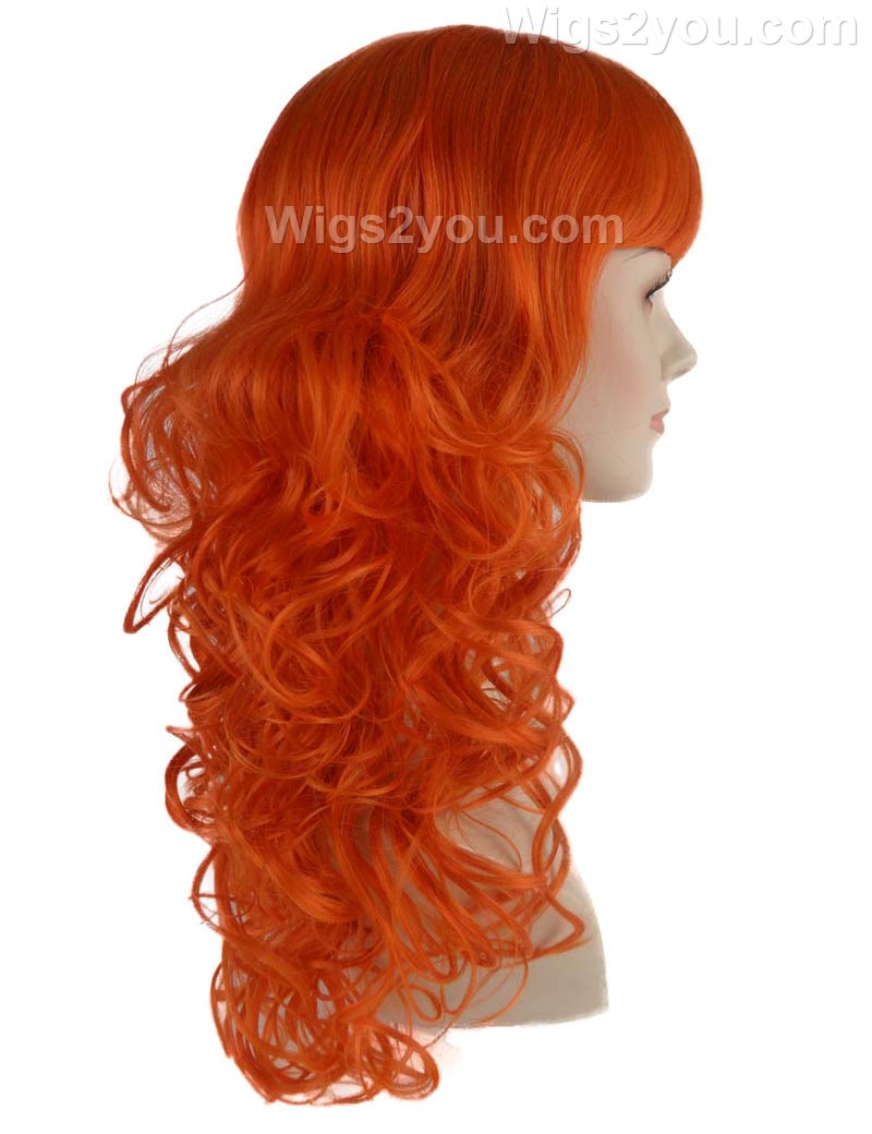 Wigs2you ハロウィンパーティープレミアム H-813 バットマン 女性ジョーカーウィッグ オレンジ色