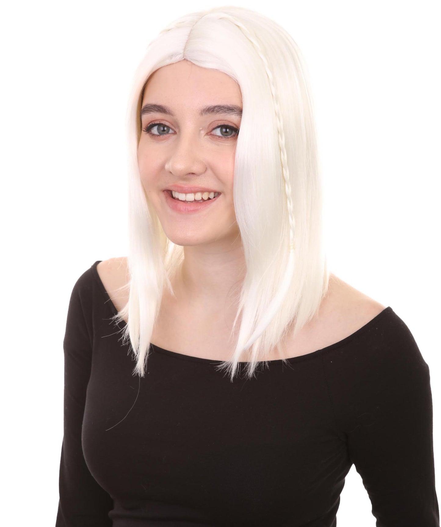 Wigs2you ハロウィンパーティープレミアム レディース H-908 スワンプクイーンウィッグ ホワイト色