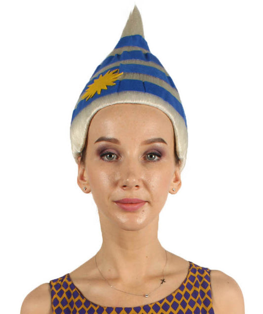 女性用コスプレウィッグ ウルグアイ国旗 トロールスタイル H-3989 国の誇り プレミアム通気性キャップレスキャップ