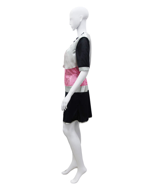 大人用ウィメンズ JCO-271 ディスコダーリン コスチューム ブラック&ピンク ハロウィンコスチューム