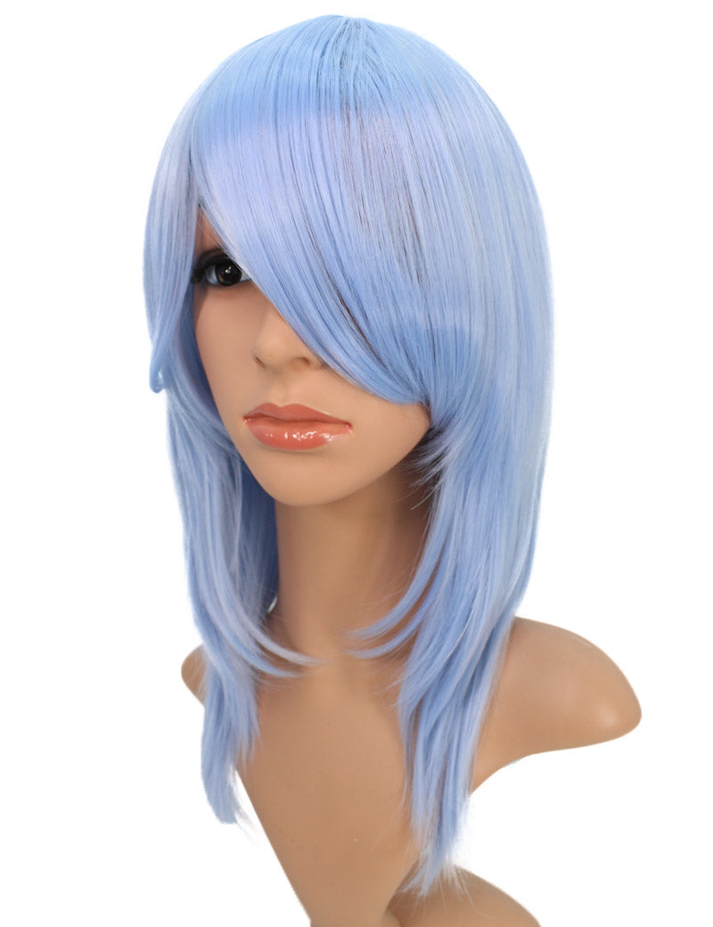 レディースファッション C-071 ロングストレート C-ワインレッド コスプレヒートスタイラブルウィッグ