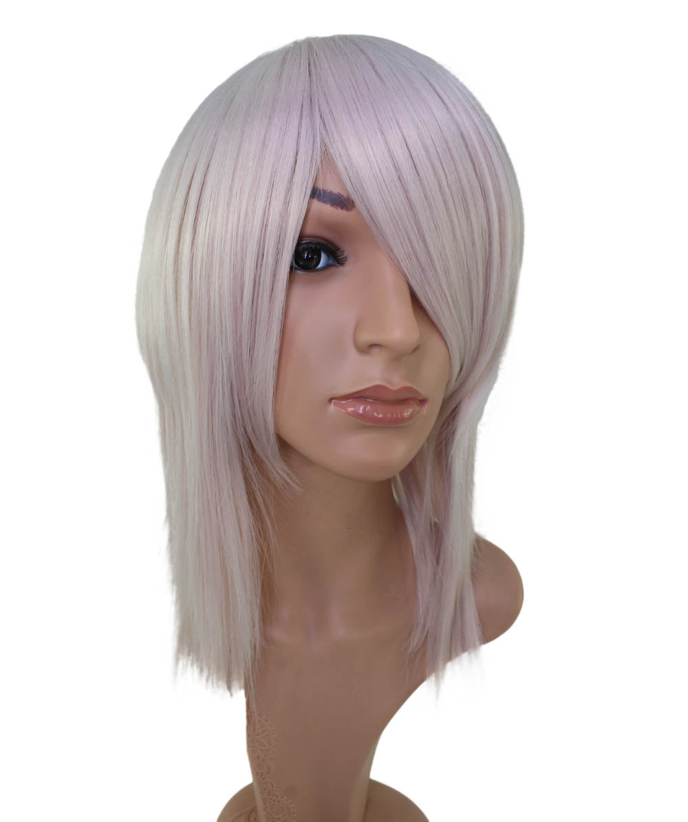 レディースファッション C-070 ミディアム C-ワインレッド コスプレヒートスタイラブルウィッグ