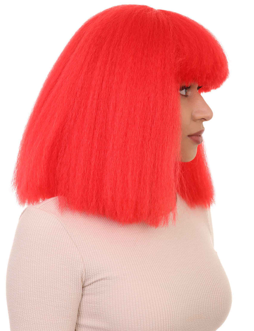 Wigs2you ハロウィンパーティープレミアムレディース H-1490 美しいルックを手に入れよう!ポップスターレッドウィッグ